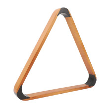 Australian 9 Ball Pool Triangle Rack Black Head 57.2MM Pine for Billiards Game