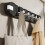 Suction Cup Hook Wall-Mounted Folding Coat Rack Foldable Hooks Space-Saving Hook for Clothes Towels Hats Bags 3