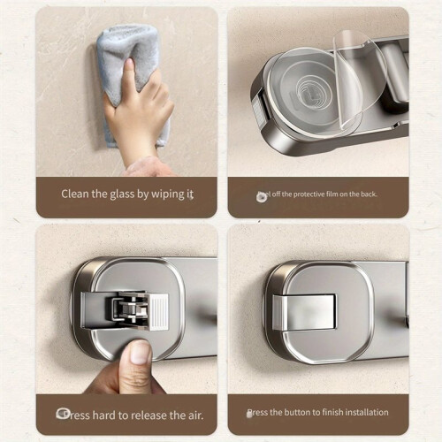 Suction Cup Hook Wall-Mounted Folding Coat Rack Foldable Hooks Space-Saving Hook for Clothes Towels Hats Bags