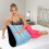 Wedge Shaped Inflatable Triangle Sit  Lumbar Pillow Travel Sleeping Acid Reflux After Surgery Leg Elevation 4