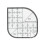 Curved Corner Cutter Quilting Ruler,Sewing Ruler,Acrylic Patchwork Quilting Templates Tools 2