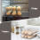 Clear Plastic Egg Holder for Fridge, Automatic Rolling Egg Container for Kitchen Storage and Organizer, Set of 2 4