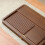 High Imitation Solid Wood Tea Tray Home Use Whole Rectangle Simple Bamboo Tea Tray Table with Drainage Pipe 4