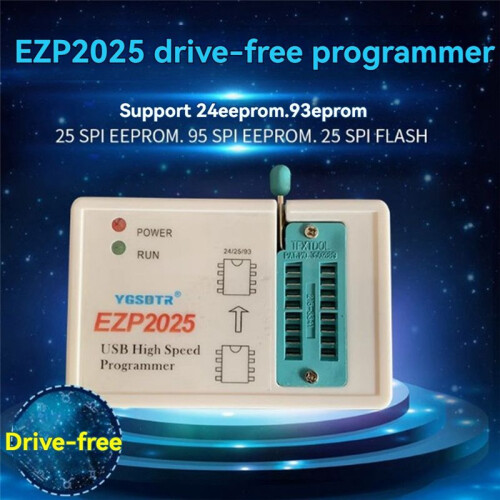 YGSDTR EZP2025 Drive Free USB Programmer Supporta Chip FLASH SPI 24/25/93/95EEPROM BIOS Burning 1