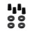 Replacement Kit for Berkey Water Filter System Elements - 4 Wing Nuts, 4 Washers & 4 Silicone Blocking Plugs 6
