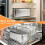 Large Bread Container:  Recording Bread Storage Container with Lid, Stainless Steel Bread Box, Airtight Bread Box 5