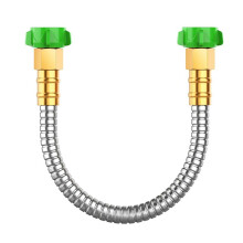 Short Garden Hose 2 Ft with Female to Female Connector for Hose Reel, Outdoor Water Hose Extension Adapter