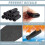 Foam Cane Handle Grip Replacement Offset Walking Hand Foam Handle for Bicycle Handlebars Walking Cane 4pcs 3