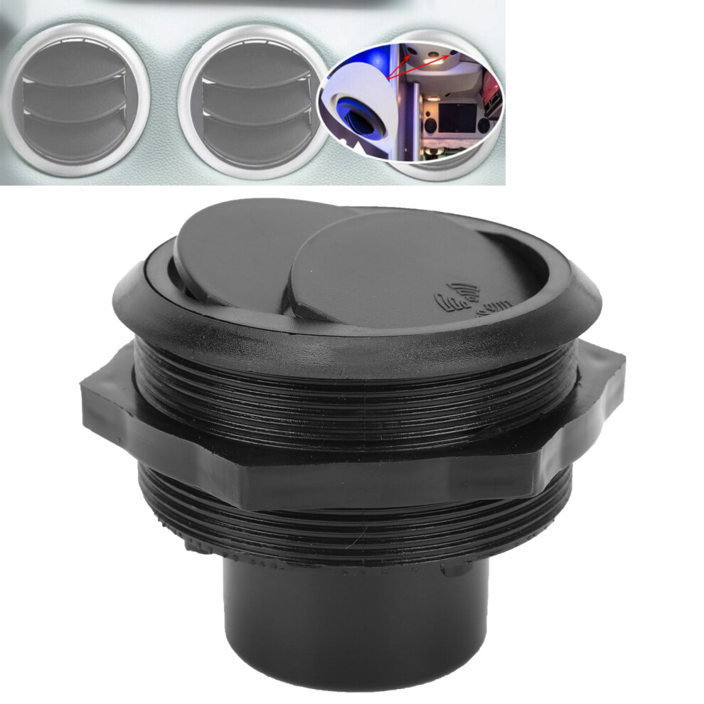 82/75/46Mm Abs Air Conditioner Outlet For Bus, Rv & Construction Black 7901390865763