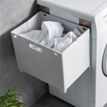 Foldable Wall Mounted Dirty Clothes Storage Basket for Bathroom and Household