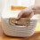 Multi-Functional Storage Basket Household Small Objects Storage Basket Sundries Storage Basket Snacks Desktop Woven B 5