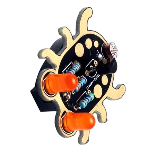 3X Weevil Eye Electronic DIY Kit Beginner Learn to Solder Fun Kit Handmade Gift Fit for Student Experiment Interaction 2