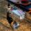 Outdoor Aluminum Table Side Storage Rack Hanging Mesh Expansion Bracket Folding Table Extension Basket Folding Rack 4