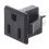 8X AC 125V 15A Panel Mount US Outlet Power Socket Black 2