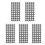 80 Sheets Scanner Reflective Film 6mm 3d Scanning  Marking Points Dots Reflection Markers the Pet  Dots 6