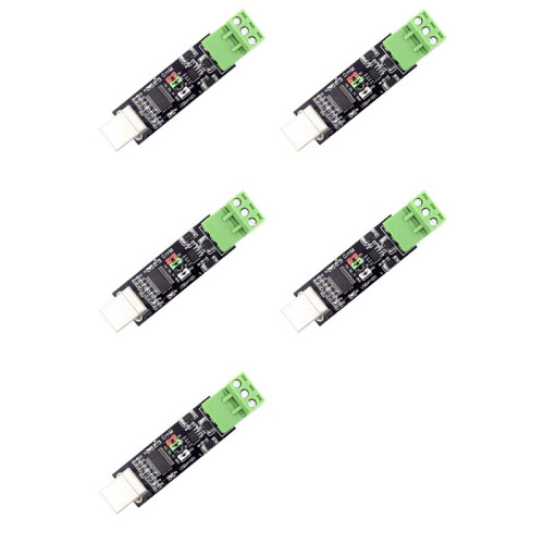 5X Convertidor USB A TTL/RS485 con Chip FT232, Módulo USB A 485 de Doble Función