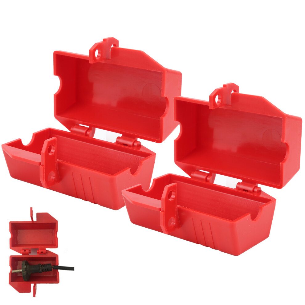 Lockout Plug Lock 2Pcs Â Industrial, Chemical, Power Safety, Abs 65X65x118mm 4361390866796