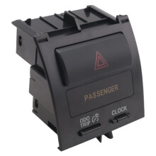 Ensemble de Bouton de Commutation D'Urgence pour Tableau de Bord de Voiture, Bouton Double Flash, Voyant D'Avertissement pour Vios Yaris