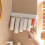 Wall Mount Bathroom Toothpaste Holder Multifunctional Space-Saving Toothpaste Holder No Drilling Required Storage Rack 5