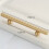 Brass Cabinet Handle - Modern Minimalist Design for Wardrobe and Drawer C 6