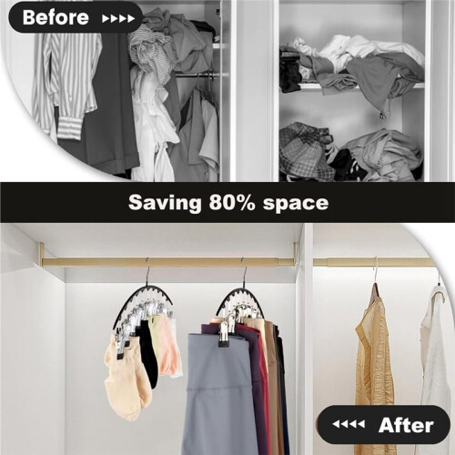 Stainless Steel Drying Socks Clothes Rack Multi-Clip Balcony Windproof Multi-Function Drying Pantyhose Hanging Clothes 1