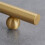 Brass Cabinet Handle - Modern Minimalist Design for Wardrobe and Drawer A 5