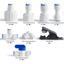 2X Koelkast Waterslang Kit Waterzuiveraar Buizen 15 M Waterslang Drinkwaterleiding voor Koelkast Waterleiding Connector