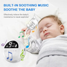 Aspiratore Nasale per Neonati, Aspiratore Nasale In Silicone, Aspirazione Regolabile, Sicurezza per La Salute Dei Bambini, Comodo e Silenzioso,