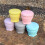 5PCS Silicone Foldable Travel Cup, 6oz Silicone Folding Camping Cup with Lids Foldable Drinking Water Cup 9
