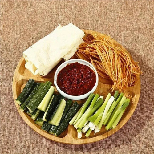 1pc Nut Platter Candy Snacks Server Dish Divided Dried Fruit Snack Plate Appetizer Serving Platter for Restaurant 1