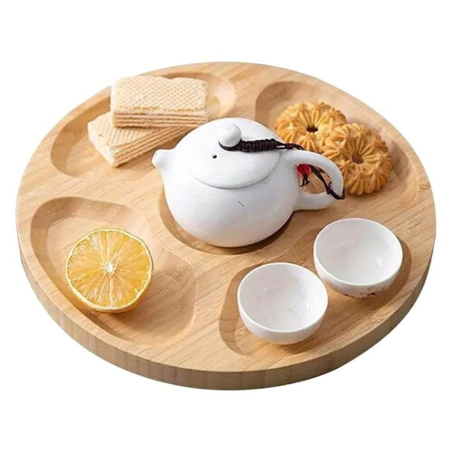 1pc Nut Platter Candy Snacks Server Dish Divided Dried Fruit Snack Plate Appetizer Serving Platter for Restaurant 2