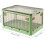 Foldable Storage Box with Wheels Large Capacity Transparent Stackable Waterproof for Closet Use and Home Organization A 8