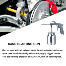 Sand Blasting Gun Sandblaster Sandblaster Air Sand Sandblasting Spray Gun Tool Set Kit for Spraying Sandblasting Tool