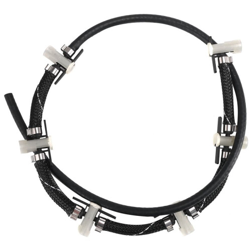 2X 13537799993 - Fuel Injector Return Overflow Hose  Pipe for - 3 5 Series X5 X6 E70 E71 E72 E90 E91 E92