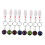 Bowling Pin Keychains Sports Souvenir 8 pcs 6