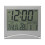 Digital Wall Clock Clock Decor Perpetual Calendar Alarm Clock Silver 6
