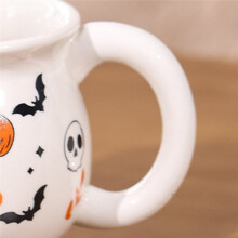 Halloween Wizard Magic Jar Ceramic Mug Decorative Ornament Pumpkin Afternoon Tea Breakfast Milk Cup Gift