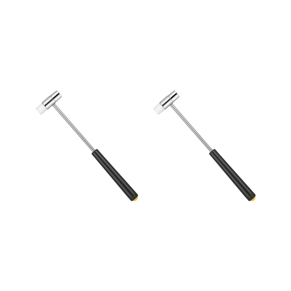 2X Dual Jewelry Hammer,Fret Hammer Small Mallet Small Size Mallet For Diy Crafts,Watches,Tuning,Jewelry 4712591319428