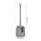 Brosse WC grise avec manche confortable 16,38 x 4,17 3
