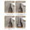 Brosse WC grise avec manche confortable 16,38 x 4,17 4