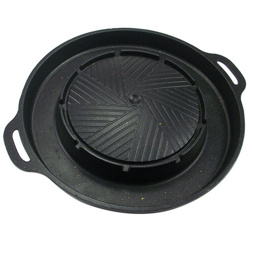Grelha para Churrasco 2 em 1, Redonda, para Uso Interno, Externo e Camping