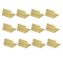 Gold Table Number Holders, 12-Pack Metal Place Card Stands & Picture Holders.Ideal for Weddings, Anniversaries
