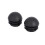 4 Pcs 25mm Dia Plastic Round Tube Inserts End Blanking Caps Black 8