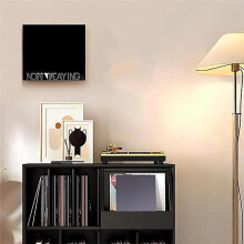 Record Holder Wall Heavy-Duty Space-Saving Stand Record Storage Wall-Mounted Holder for Album Book DVD Collection