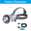 Rechargeable LED Headlamp High Power Headlight Torch Flashlight Motion Sensor 3 Light Modes 2