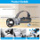 Rechargeable LED Headlamp High Power Headlight Torch Flashlight Motion Sensor 3 Light Modes 3