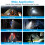 Rechargeable LED Headlamp High Power Headlight Torch Flashlight Motion Sensor 3 Light Modes 6