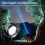 Rechargeable LED Headlamp High Power Headlight Torch Flashlight Motion Sensor 3 Light Modes 7