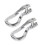 Front Drag Recovery Hook Front Trailer Hook 84280203 for  Sierra 1500 2019-2022 Silver 1