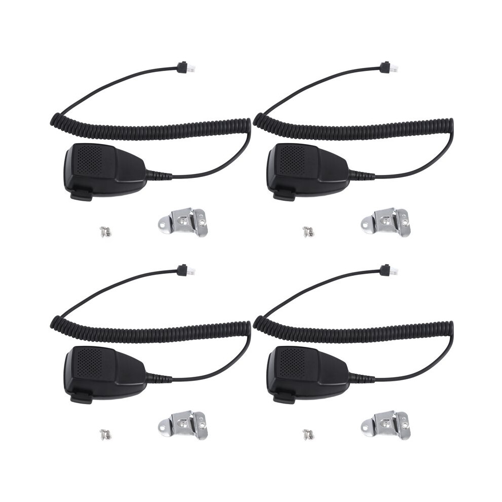 4X Two Way Radio Hmn3596a Speaker Microphone For Gm300/Sm50/Sm120/Gm3688/Gm3188 Car Radio Handle Black 6032010346391